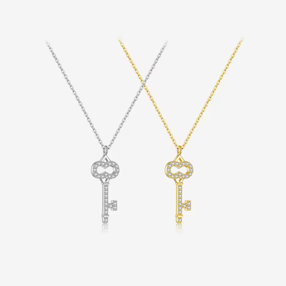 Celestial Key & Heart Locket Duo