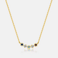 Zenith Solitaire & Paperclip Necklace